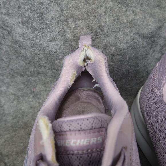 Skechers Shoes Women 9.5 Athletic Trainer Casual Sneaker Comfort Walk Run Purple - Picture 4 of 13